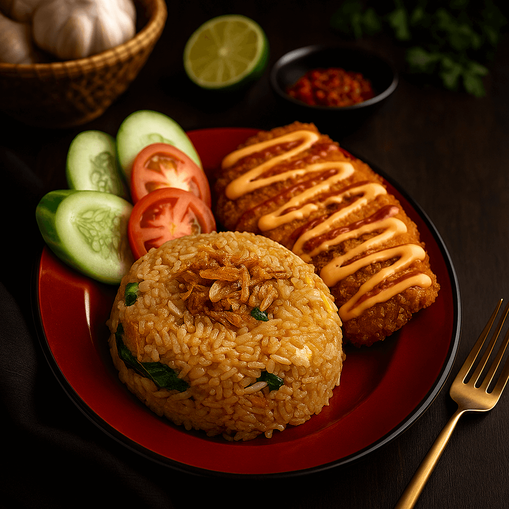 Nasi Goreng Chicken Katsu 